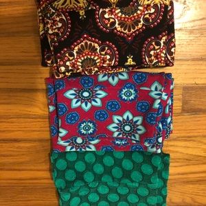 Lot of 3 Large LuLaRoe Cassie skirts
